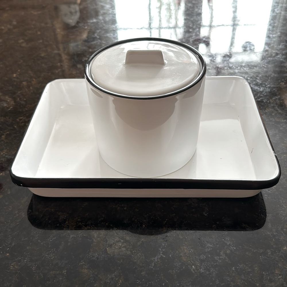 Hearth & Hand Canister and Tray set